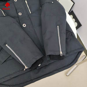 Vestes d'hiver matelassées imperméables et respirantes à capuche de haute qualité personnalisées pour hommes, prix de gros, fourniture d'usine - Product Image 3