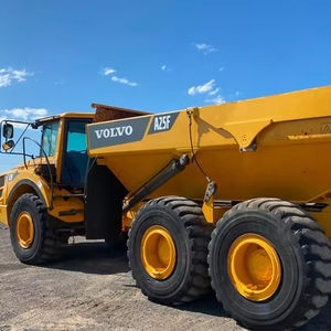 Camión Volquete Amarillo Volvo A25E con Motor y Caja de Cambios de Alta Eficiencia Operativa, Garantía de 4 Años, Peso de 31650 kg - Product Image 1