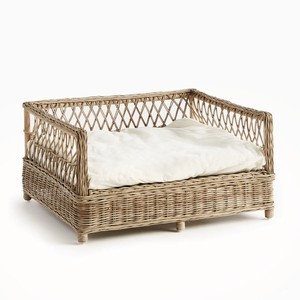 Rattan <b>basket</b> for pet cheap price animal <b>baskets</b> OEM dog bed top selling hand woven cat beds - Product Image 5