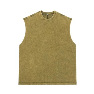 Camiseta Deportiva Personalizada para Hombre, Fabricante OEM, Camiseta sin Mangas para Entrenamiento en el Gimnasio, Tejido Transpirable para Marcas y Pedidos al por Mayor - Product Image 1