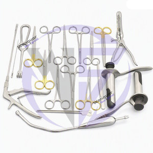 Ensemble d'instruments chirurgicaux pour réduction mammaire, 53 pièces, chirurgie plastique, réutilisable, en acier inoxydable - Product Image 4