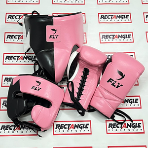 Set de Equipo de Boxeo Premium Fly: Guantes de MMA, Protector de Cabeza, Espinilleras, Equipo Deportivo de Protección para Entrenamiento de Kickboxing, Fabricante - Product Image 1