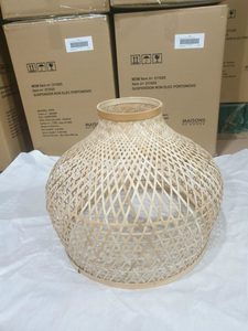 Premium Handcrafted Bamboo Desk Lamp | Vintage Asian Style Dimmable Table <b>Light</b> - Product Image 4