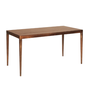 <b>Solid</b> <b>Wood</b> Dining <b>Table</b> with Tapered Legs (Suitable for Indoor & Outdoor Use) – Restaurant Dining <b>Table</b> - Product Image 3