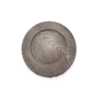 Assiettes de service en bois durables, légères, pour collations et repas, de forme ronde, design, en promotion - Product Image 4