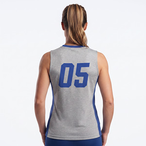 Maillot de volley-ball personnalisé pour femmes, col en V, veste d'entraînement de volley-ball féminine, maillot de volley-ball pour femmes avec manches - Product Image 2