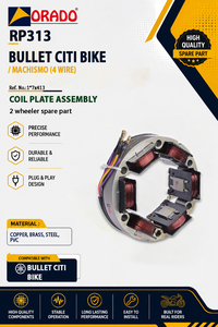 Bobina de Estator de 4 Cables para Motocicleta Bullet Citi Bike Machismo, Repuestos de Alta Calidad para Motocicletas de Dos Ruedas, Calidad de Exportación, India - Product Image 3