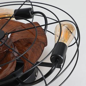 Ventilador de Techo LED Negro con Luces Atenuables - Product Image 6