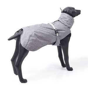 Nuovo Cappotto Invernale di Lusso per Cani, Grigio XL, con Imbottitura in Poliestere Impermeabile e Calda, per Cani di Taglia Grande - Product Image 3