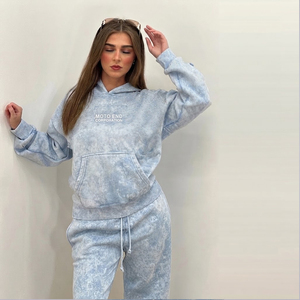 MOTO END CORPORATION Sweat à capuche en polaire surdimensionné avec strass, unisexe, hiver, streetwear hip-hop, veste de survêtement - Product Image 5