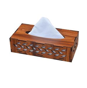 Latest Laser Cut Wooden Tissue Box Holder For Homes Office & Car Use Chic Napkin Box Dispenser For <b>Aesthetic</b> Homedecor Accessory - Product Image 3