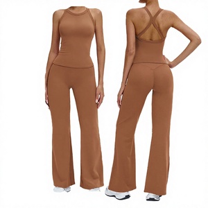 Ensembles de yoga haut de gamme pour femmes, hommes et enfants, vêtements de sport personnalisés, recyclables, résistants à l'eau, respirants, extensibles, ensembles de fitness sans couture - Product Image 1