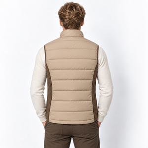 Men Padded Hybrid <b>Gilet</b> Breathable Winter Provides <b>Lightweight</b> Warmth Flexible Movement Practical Comfort Everyday Outdoor - Product Image 2