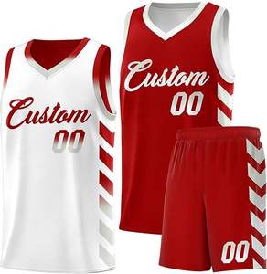 Vêtements de sport personnalisés OEM par sublimation, maillot de basket respirant et léger, uniforme de basket pour hommes, enfants et jeunes. - Product Image 5