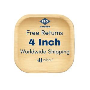 Assiettes carrées profondes en feuilles de palmier naturelles, compostables, pour fêtes et traiteurs, au prix le plus bas - Product Image 1