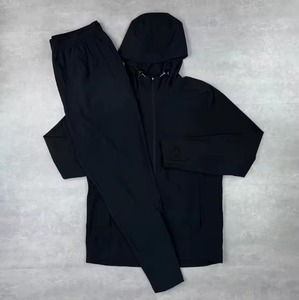 Ensemble veste et pantalon coupe-vent unisexe grande taille pour l'hiver, imperméable, respirant, imprimé, réfléchissant, en nylon et polyester, avec cordon de serrage, personnalisable - Product Image 2