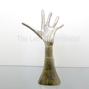 Centro de Mesa Festivo Atemporal de Metal, Escultura de Lujo con Hojas Detalladas, Decoración de Diseño para el Hogar en Navidad - Product Image 6