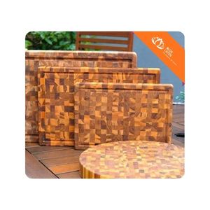Planche à découper rectangulaire en bois d'acacia BLUE LOTUS FARM Gem Le – Durable, compatible lave-vaisselle, idéale pour trancher légumes, viande, cuisine - Product Image 1