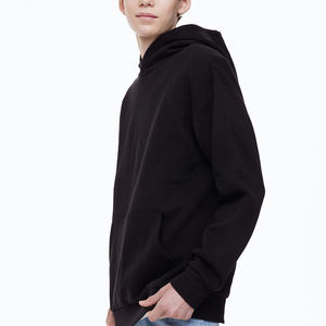 เสื้อฮู้ดเด็กผู้ชาย ผ้าฝ้ายฟลีซอุ่นๆ เสื้อกันหนาวเด็ก เสื้อฮู้ดเด็กผู้ชายสำหรับใส่ทุกวัน เสื้อฮู้ดเด็กวัยหัดเดิน ทรงหลวม ใส่สบายสำหรับฤดูหนาว เหมาะสำหรับเล่นสนาม - Product Image 2
