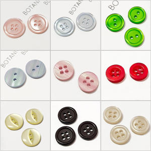 Round Plastic <b>Buttons</b> 4-Holes Classic Style Nickel-Free Resin <b>Button</b> for Sewing and Decoration - Product Image 6