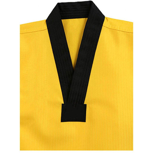 Uniforme de Karate para Hombre, Hecho en Pakistán, Color Amarillo, 100% Algodón Elástico, Transpirable, de Secado Rápido, con Logotipo Personalizado, para Artes Marciales, Alta Resistencia, 2026 - Product Image 4