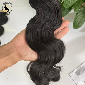 Extensiones de cabello humano virgen 100% superventas, cinta ondulada de cuerpo negro Natural alineada con cutícula en - Product Image 6