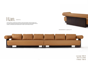 Conjunto de Muebles Modernos para Sala de Estar, Sofá Seccional con Brazos Acolchados y Relleno de Espuma para Villa, Hotel o Apartamento - Product Image 1