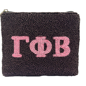 Santa Beaded Christmas Pouch Handmade Durable Anti-Theft Foldable Portable Coin Purse Holiday <b>Gift</b> <b>Bag</b> Magnetic Closure Evening - Product Image 2