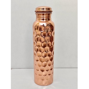 Reusable Pure <b>Copper</b> <b>Bottle</b> With Elegant Finish Suitable For Fitness Yoga Office School Travel And Outdoor Activities - Product Image 6