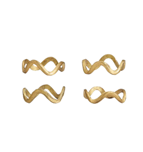 Anneaux de serviette tendance en forme de serpent, personnalisables, pour la vente en gros, en métal, de bonne qualité, décoratifs. - Product Image 2