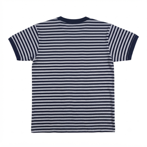 <b>Men's</b> <b>Navy</b> <b>Blue</b> Grey Solid Pattern Short Sleeve O-Neck Casual Regular Fit 100% Polyester Quick Dry <b>T</b>-<b>Shirt</b> - Product Image 5