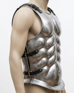 Armadura de Gladiador Romano Hecha a Mano en Acero Medieval, Pechera de Cuero para Reenactment, SCA, Cosplay y Decoración del Hogar - Product Image 5