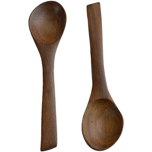 Cuillère à soupe en bois brun de qualité supérieure, ustensile de cuisine, cuillère à épices, thé, miel, café, cuillère en bois design - Product Image 6
