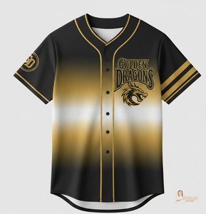 Maillot de baseball pour enfants personnalisé avec impression frontale, manches courtes, antibactérien, séchage rapide, unisexe, pour jeunes - Product Image 1