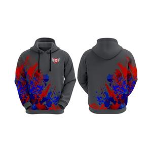 เสื้อฮู้ดผ้าฝ้ายเทอร์รี่ฝรั่งเศสสำหรับผู้ชาย OEM โลโก้ตามสั่งปัก3D พิมพ์ลายกราฟิกผ้าฟลีซไม่หดสำหรับฤดูหนาว - Product Image 1