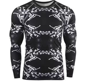 Camiseta Deportiva de Manga Larga para Hombre, Modelo 2026, de Alta Calidad, con Estampado, al Por Mayor, al Precio Más Bajo - Product Image 5