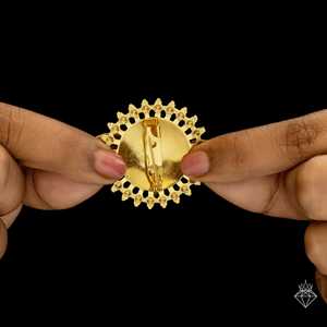 Broche de Sol de moda PRAO Broche de sol antideslustre con diseño único - Product Image 1