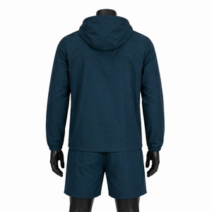 Conjunto de Pantalones Cortos Cortavientos Personalizados para Hombre, Traje Deportivo de Poliéster Resistente al Viento y Nylon Ripstop, Proveedor de Logotipos Personalizados - Product Image 2