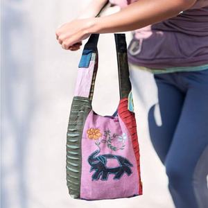 Heavy Duty Jute Messenger Bag with Reinforced Stitching <b>Adjustable</b> Shoulder Strap Crossbody Bag for Office School Travel - Product Image 6