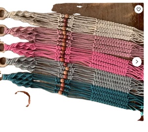 LARGE Macrame Plant Hanger Customized Macrame Plant Hanger for <b>Wall</b> and Window Decoration - Product Image 1