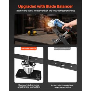 Adjustable 15-45 Degrees Lawnmower <b>Blade</b> <b>Sharpener</b> Balancer with 4 Adapter Pins Mower Parts & Accessories - Product Image 6