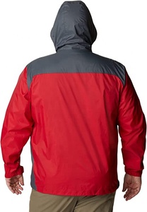 Veste coupe-vent respirante Anorak pour homme avec logo personnalisé, fermeture éclair sur le devant, imperméable, légère, à capuche - Product Image 2