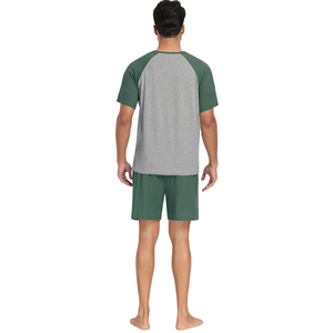 Ensemble de survêtement d'été de haute qualité pour homme, t-shirt et short, respirant, séchage rapide, coton et polyester, pour la course à pied et le sport - Product Image 2