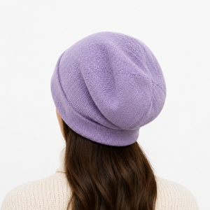 Gorro Unisex, Gorro de Invierno Cálido y Suave, Elástico, Informal, Holgado, Acogedor, Gorro de Moda, Sensación Suave, Gorro de Tela Personalizada - Product Image 2
