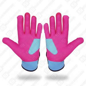 Meilleure qualité nouveauté sublimation imprimé cuir de vachette cabretta gant de baseball avec bracelet en caoutchouc pour hommes et femmes - Product Image 5