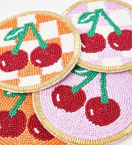 Posavasos de moda con bordado de cuentas de semillas hechos a mano con diseño de huevo de Pascua, tapetes festivos de protección para mesa para decoración del hogar en fiestas de temporada - Product Image 4