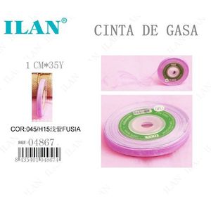 Nastro di garza Ilan 1 cm 35 iarde fucsia per uso medico - Product Image 1