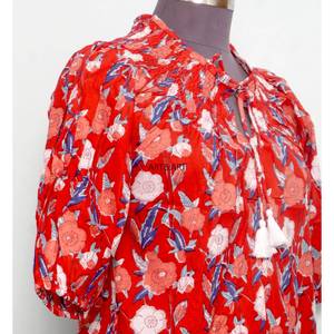 Blusas de Mujer Cómodas, Elegantes y Dulces de Estilo Vintage con Estampado Floral, 100% Algodón, Transpirables y de Diseño Ecológico para Mujeres Activas - Product Image 5