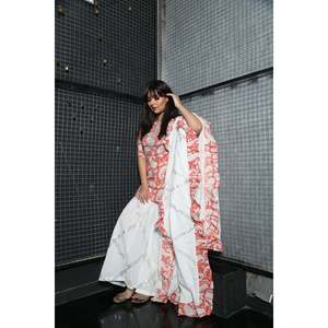 Conjunto de traje Big Buta con estampado floral naranja, talla XS - Product Image 5