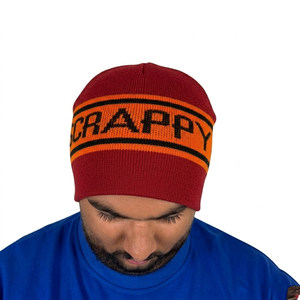 Bonnet tricoté Hip-Hop pour homme et femme, bonnet chaud d'hiver avec broderie 3D, bonnet jacquard pour la plage et les affaires - Product Image 3